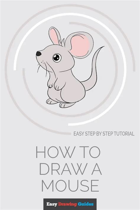 How to Draw an Easy Mouse - Really Easy Drawing Tutorial | Drawing tutorials for kids, Drawing ...