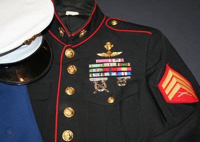 USMC Recon Marine Corps NCO Dress Blues Uniform XL 46R | #141921615