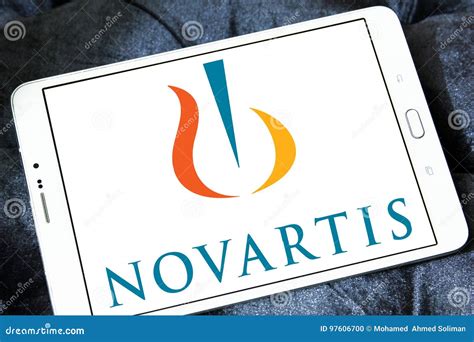 Novartis Pharmaceutical Company Logo Editorial Image - Image of global, commercial: 97606700