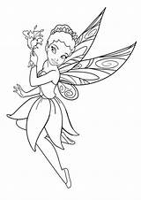 Printable Coloring Pages Fairy sketch template