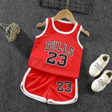 Summer Kids Baby Boys Basketball Clothes Child Boy Sports Outfits ...