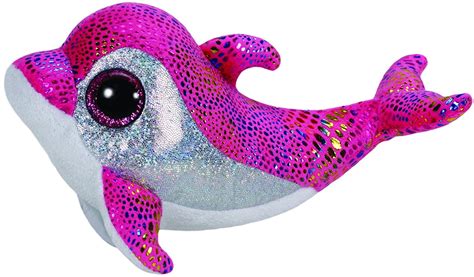 TY Beanie Boos - Sparkles the Pink Dolphin (Glitter Eyes) Small 6" Plush - Walmart.com