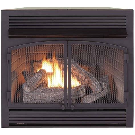 Duluth Forge Dual Fuel Ventless Fireplace Insert - 32,000 BTU, T-Stat ...