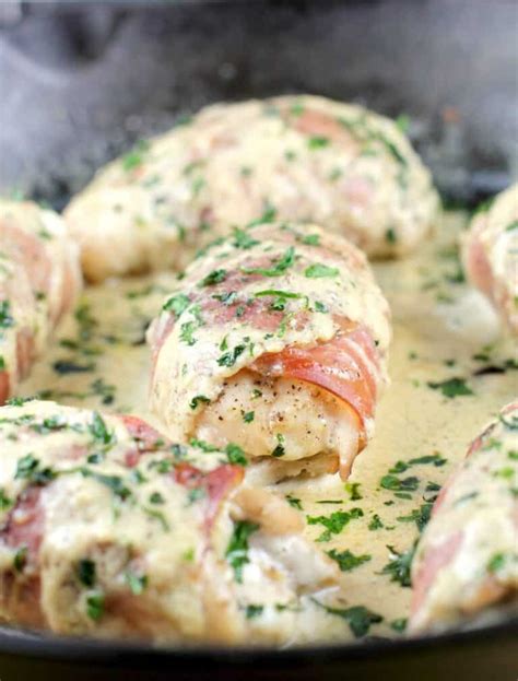 Prosciutto-Wrapped Boursin Chicken – Erica's Recipes – easy dinner recipe