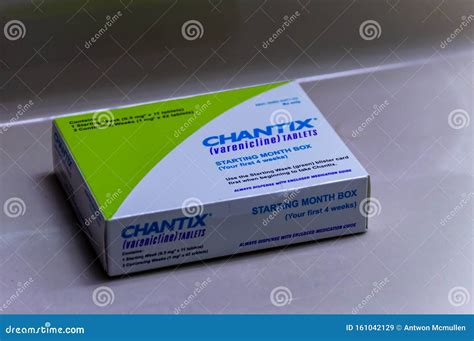 Chantix Starting Pack Blister Card. A Smoking Cessation Program Only Available With A Doctor`s ...