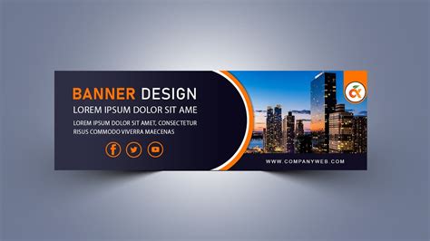 Professional Website Banner Design - Adobe Photoshop Tutorial - YouTube