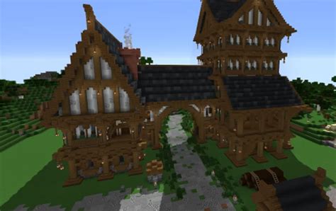 Medieval Minecraft House Schematics - Design House Blueprints