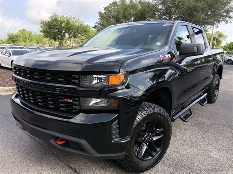 Pre-Owned 2019 Chevrolet Silverado 1500 Custom Trail Boss 4D Crew Cab ...