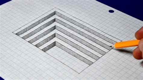 Optical Illusion Drawing, Illusion Drawings, Optical Illusions, Spiral Drawing, 3d Art Drawing ...