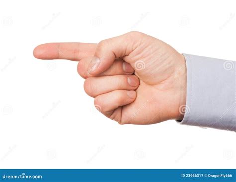 Hand gesture direction stock image. Image of closeup - 23966317