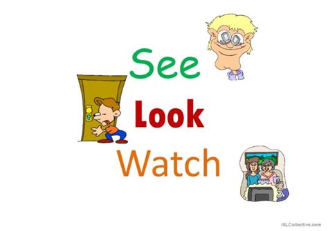 Look, See, Watch general readin…: English ESL powerpoints