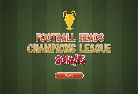 Football Heads Champions League 2014/15 in 2020 | Football heads, Head soccer, Champions league