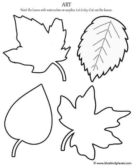 Free printables for kids | Fall leaf template, Leaf template, Leaves ...