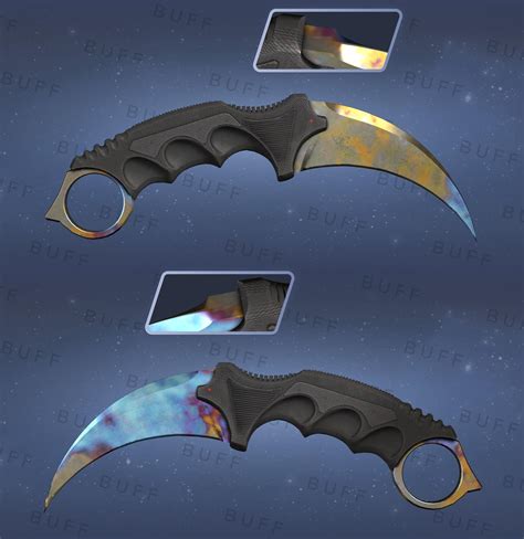 ranked Karambit Case Hardened pattern and price | BroSkins - CS 2 trade & skins