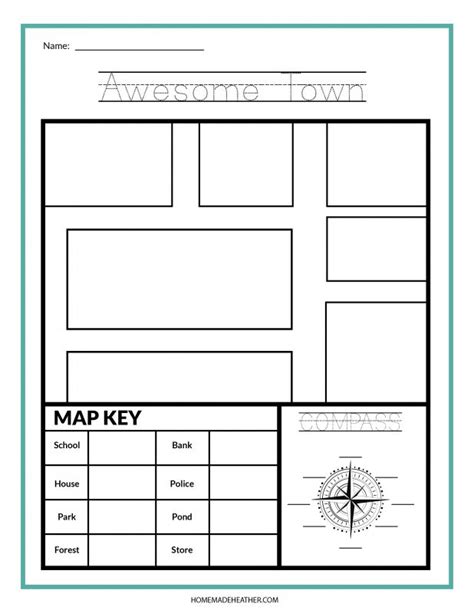 Free Map Activity Printables for Little Explorers » Homemade Heather