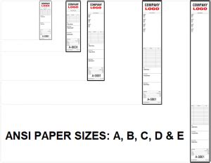 ANSI Paper Sizes