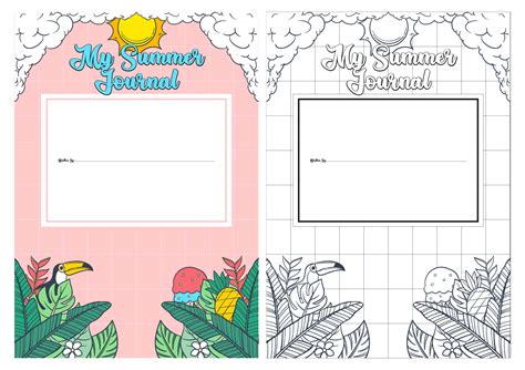 Printable Journal Cover Page - Printable Word Searches