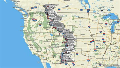 Great Divide Bike Trail Map