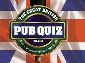 English - Intermediate level B1 / B2: THE GREAT BRITISH PUB QUIZ