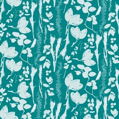 Aesthetic Blue Fabric, Wallpaper and Home Decor | Spoonflower