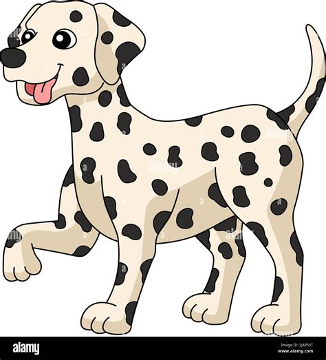 Dalmatian Dog Cartoon Clipart Illustration Stock Vector Image & Art - Alamy