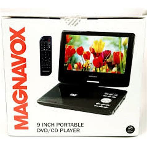 Magnavox 9" Portable DVD/CD Player with Remote Control, Black - Walmart.com