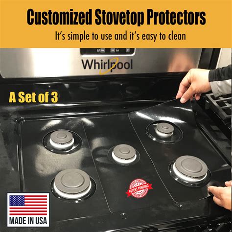 Whirlpool Stove Protector Liners - Stove Top Protector for Whirlpool G – Premium Plus Inc