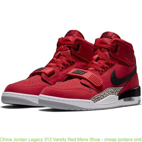 China Jordan Legacy 312 Varsity Red Mens Shoe – cheap jordans online ...