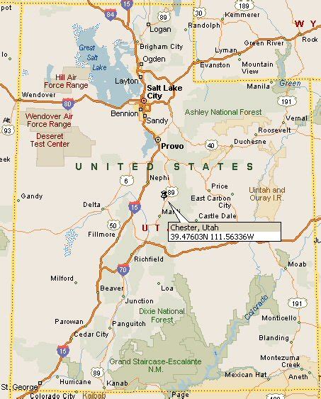 Chester, Utah Map 4