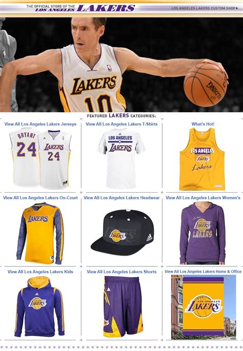 Los Angeles Lakers Store - Buy Los Angeles Lakers Jerseys, Apparel ...