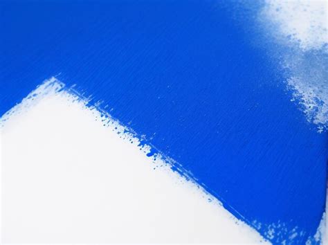 Premium AI Image | Cobalt Blue Paint Texture on White Canvas