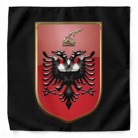 Albanian Coat of arms Bandana | Zazzle in 2022 | Coat of arms, Bandana ...