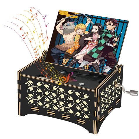 Buy GORHPERD Demon Slayer Merch Music Box Gifts for Anime Fans | Demon Slayer Toy Hank Crank ...