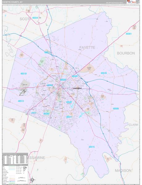 Fayette County, KY Maps