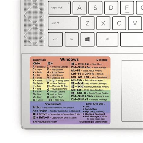 Buy Pride Windows PC Reference Keyboard Shortcut Sticker - Laminated ...