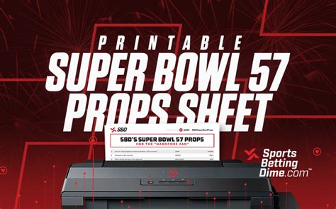 Printable Super Bowl 57 Props Sheet - Download the 2023 Sheet & Play at ...