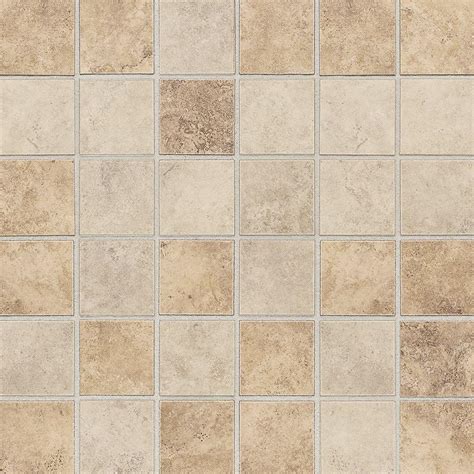 Daltile Rio Mesa Desert Sand 12 in. x 12 in. x 6 mm Ceramic Mosaic Tile-RM1022CC1P2 - The Home Depot