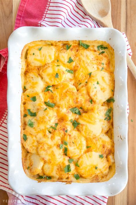 how to make scalloped potatoes without cheese