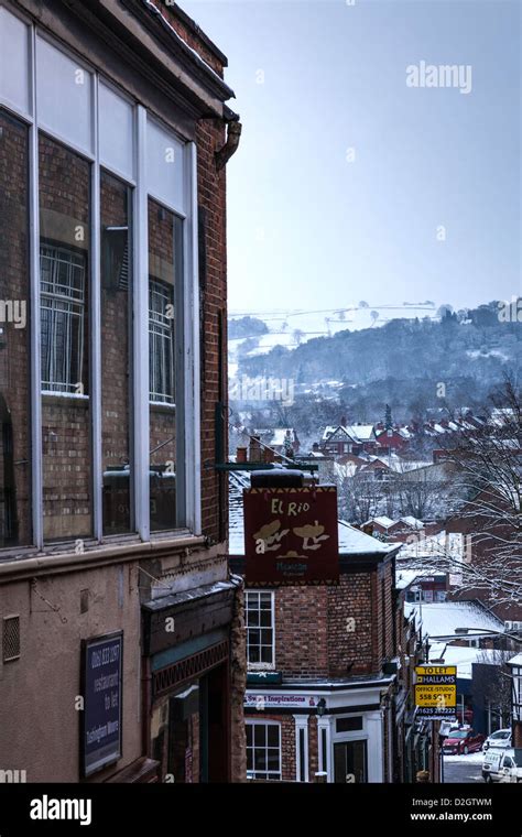 Looking towards Hills from Top of Back Wallgate Stock Photo - Alamy