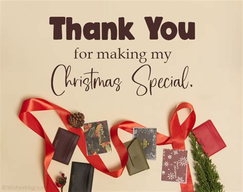 Christmas Thank You Messages For Wishes, Gift & Party