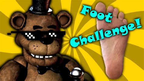 Five Nights at Freddy's Foot Challenge - YouTube