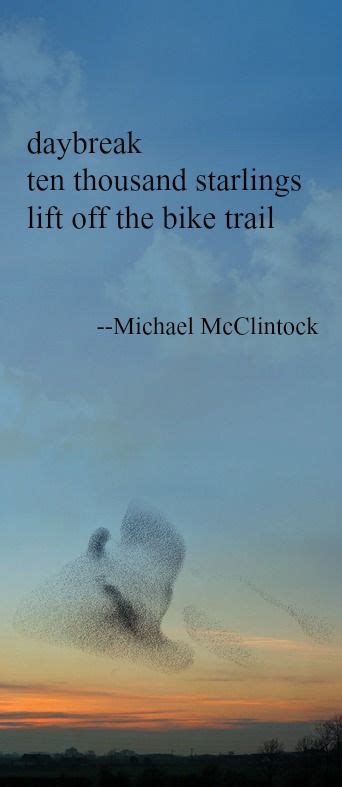 Haiku poem: daybreak -- by Michael McClintock. | Poetry inspiration, Very short poems, Haiku poems