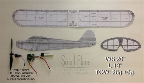 Simplest RC Foam Plane Build in an hour, Piper Wing 20, by Smallplanehobby.com