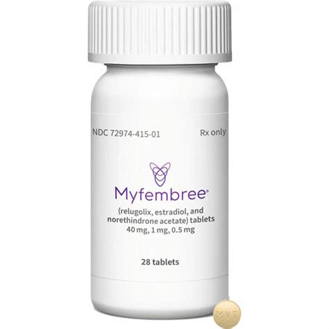 MYFEMBREE Dosage & Rx Info | Uses, Side Effects