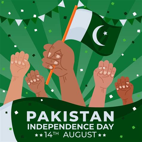 Pakistan Independence Day 3151570 Vector Art at Vecteezy