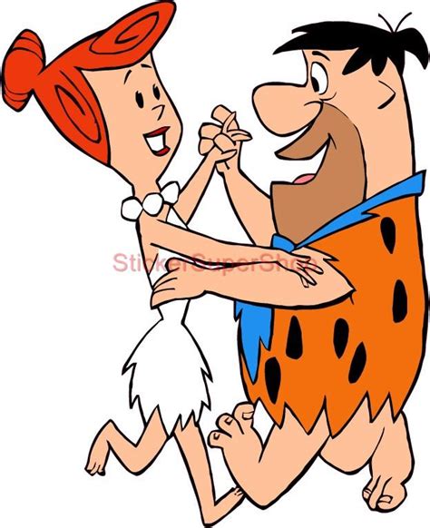 Choose Size Flintstones Decal Removable Wall Sticker Decor Fred Wilma Cartoon | eBay