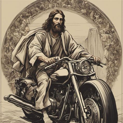 Jesus Christ on a Motorbike. It's Marvelous! by TheDemonFoxy on DeviantArt