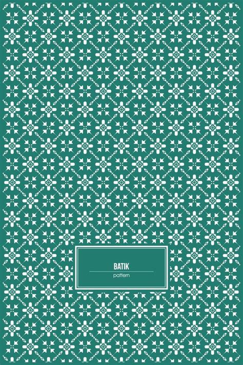 beautiful batik pattern with nature green dominant color 17115003 ...