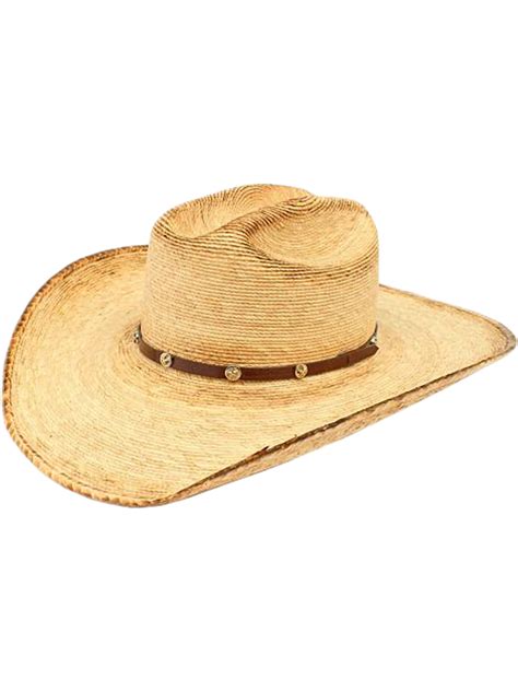 Ariat - Ariat Men's Fired Palm Straw Hat Brown 7 1/8 - Walmart.com