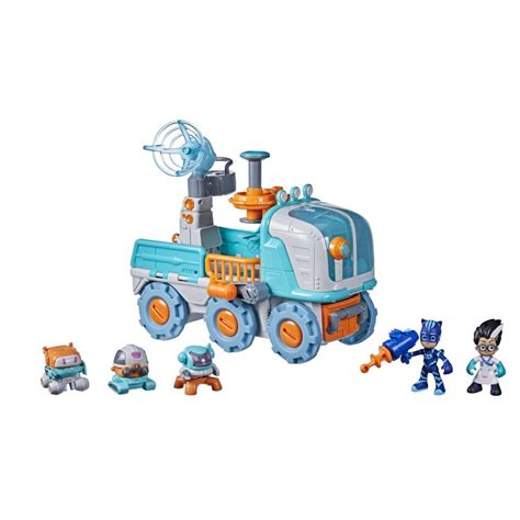 PJ Masks Romeo Bot Builder Preschool Toy, 2-in-1 Romeo Vehicle and Robot Factory Playset for ...